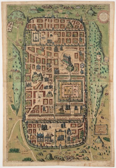 Jerusalén y sus suburbios de Christian Kruik van Adrichem